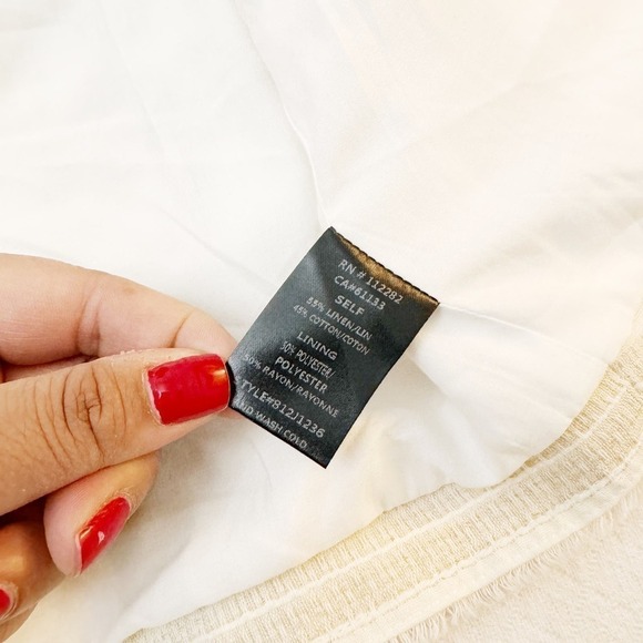 Greylin Joselyn Striped Jacket Fringe Detail Cream Size L - Picture 4 of 7